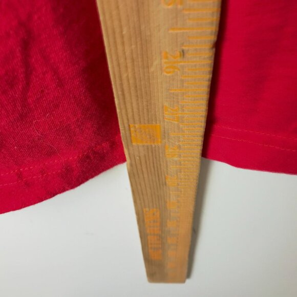 Deadmau5 DJ T Shirt Red Medium M Graphic Tee Short Sleeve 100% Cotton Solid Logo - Picture 9 of 15